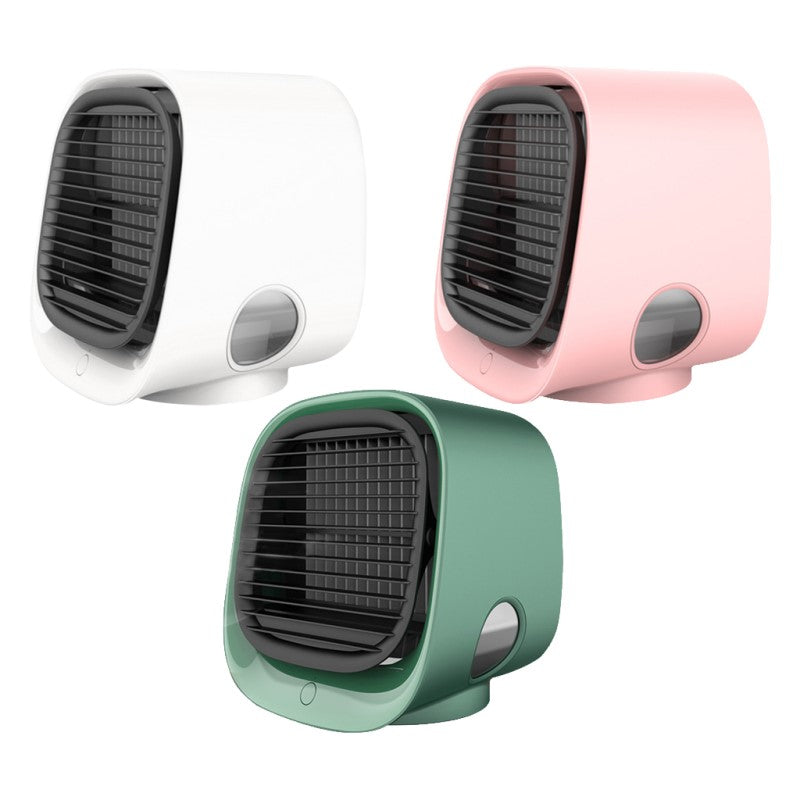 Compact USB Air Cooler and Humidifier with Quiet Operation