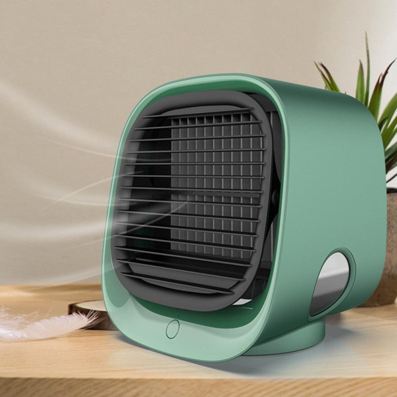Compact USB Air Cooler and Humidifier with Quiet Operation
