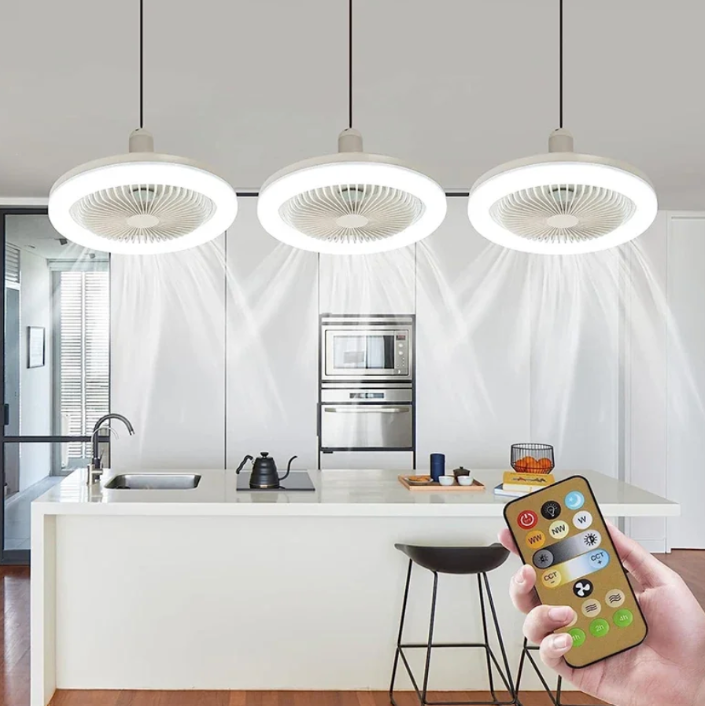 Multifunctional LED Fan Light with Remote Control