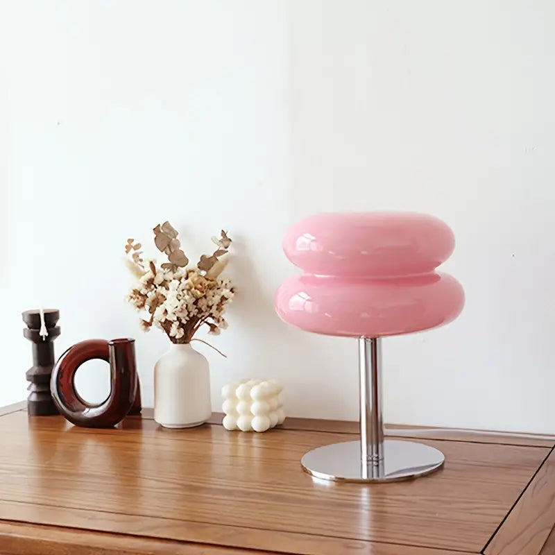 Modern Elegant Glass Table Lamp - LED Lighting, Minimalist Design