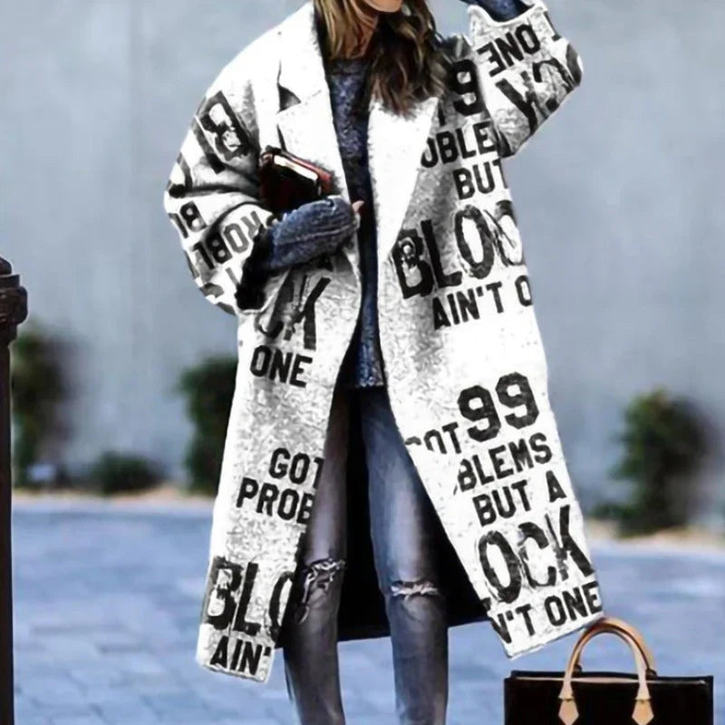 Elegant Women's Winter Coat with Flattering Silhouette and Warmth