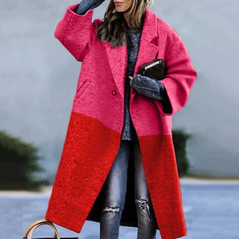 Elegant Women's Winter Coat with Flattering Silhouette and Warmth