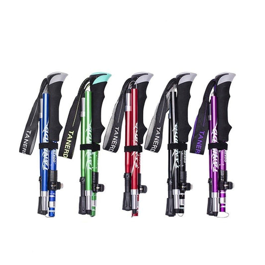 Adjustable Lightweight Trekking Poles with Ergonomic Grip