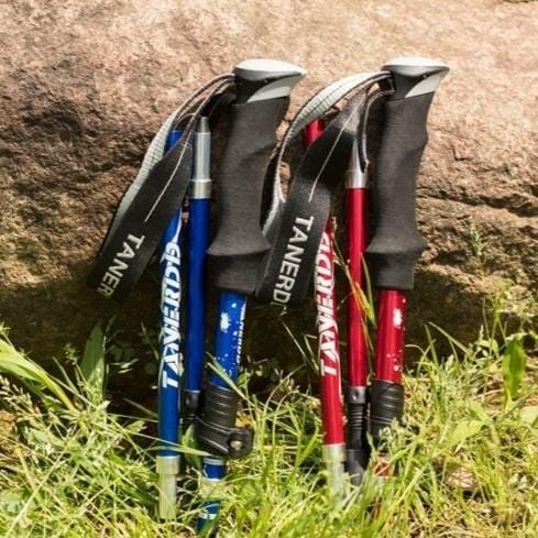 Adjustable Lightweight Trekking Poles with Ergonomic Grip