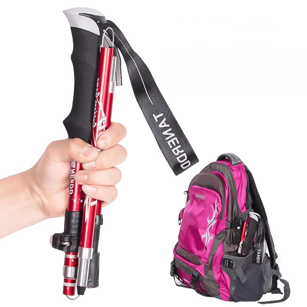 Adjustable Lightweight Trekking Poles with Ergonomic Grip