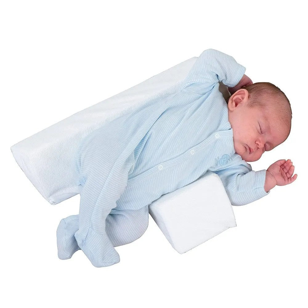 Adjustable Baby Side Sleep Positioner Pillow with Anti-Roll Wedge for Crib