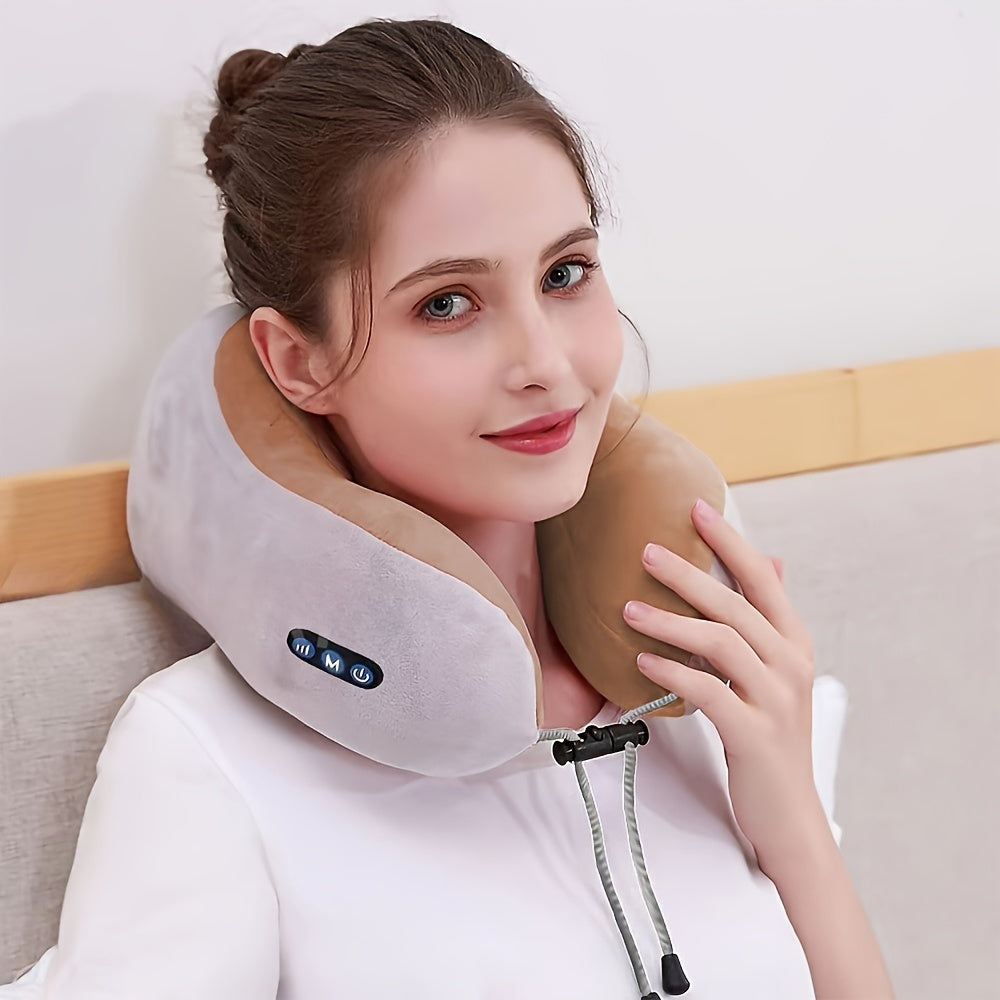 Ergonomic Neck Pillow with Massage Function