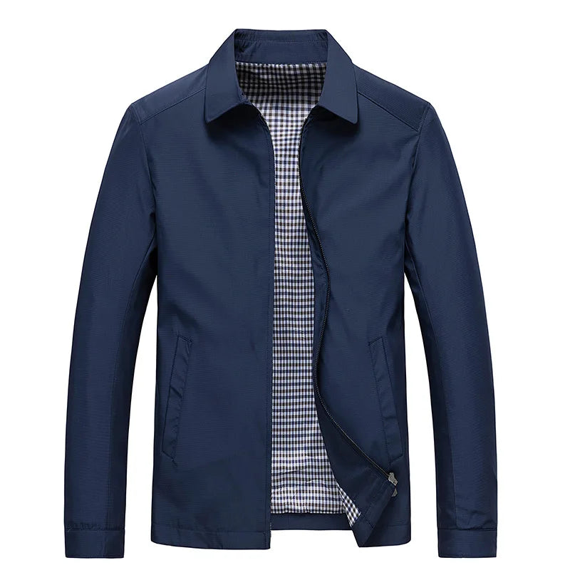 Lightweight Classic Fit Men's Jacket with Practical Pockets