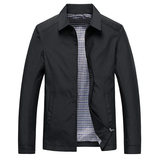 Lightweight Classic Fit Men's Jacket with Practical Pockets