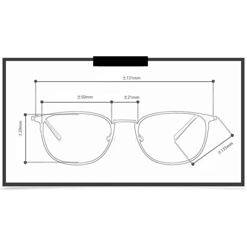 Compact Folding Reading Glasses with Keychain Case