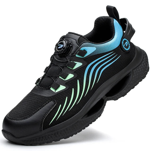 Steel Toe Safety Shoes for Men - Comfortable and Slip-Resistant Work Footwear