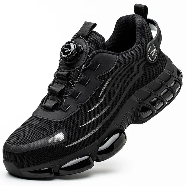 Steel Toe Safety Shoes for Men - Comfortable and Slip-Resistant Work Footwear