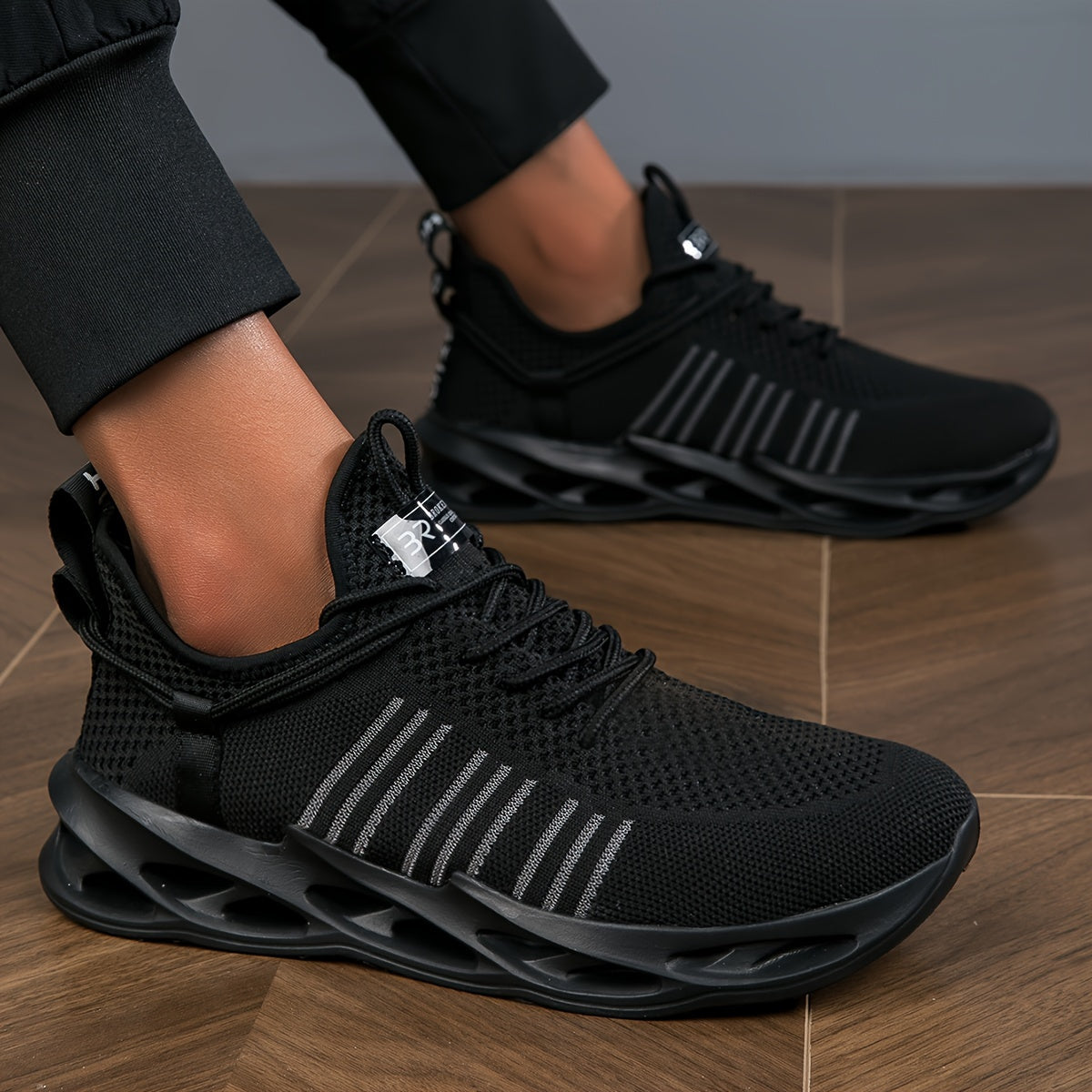 Breathable Slip-On Shock-Absorbing Running Shoes