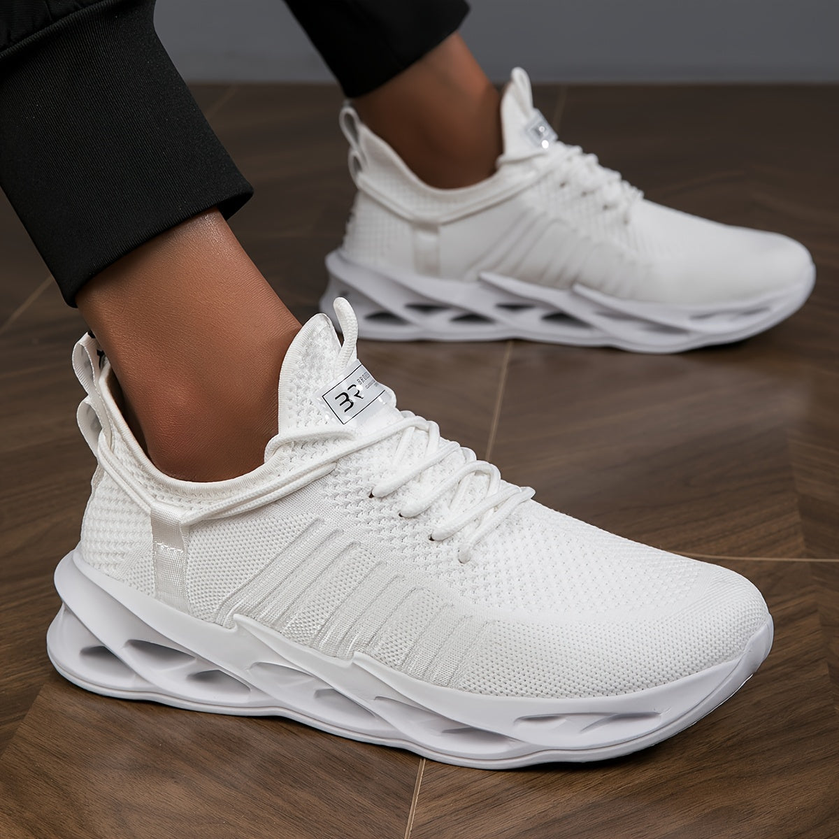 Breathable Slip-On Shock-Absorbing Running Shoes
