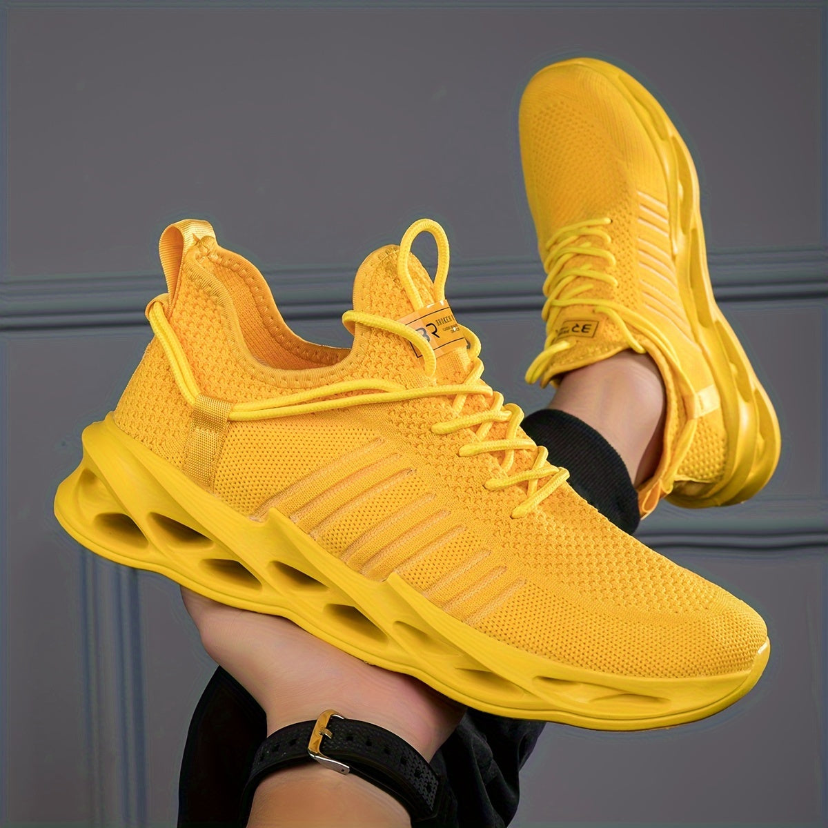 Breathable Slip-On Shock-Absorbing Running Shoes