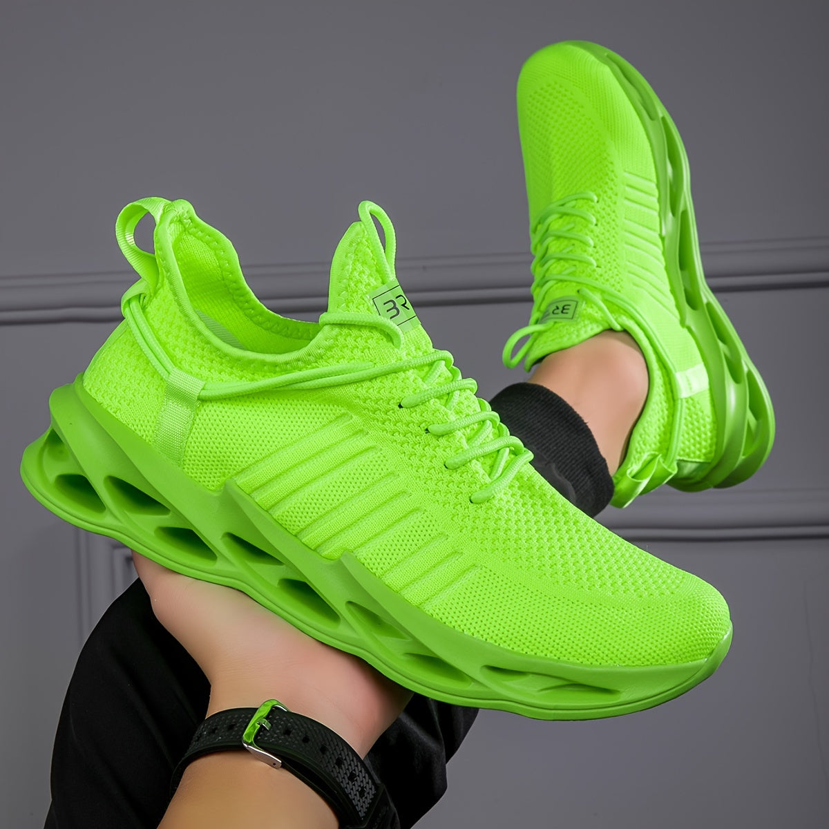 Breathable Slip-On Shock-Absorbing Running Shoes