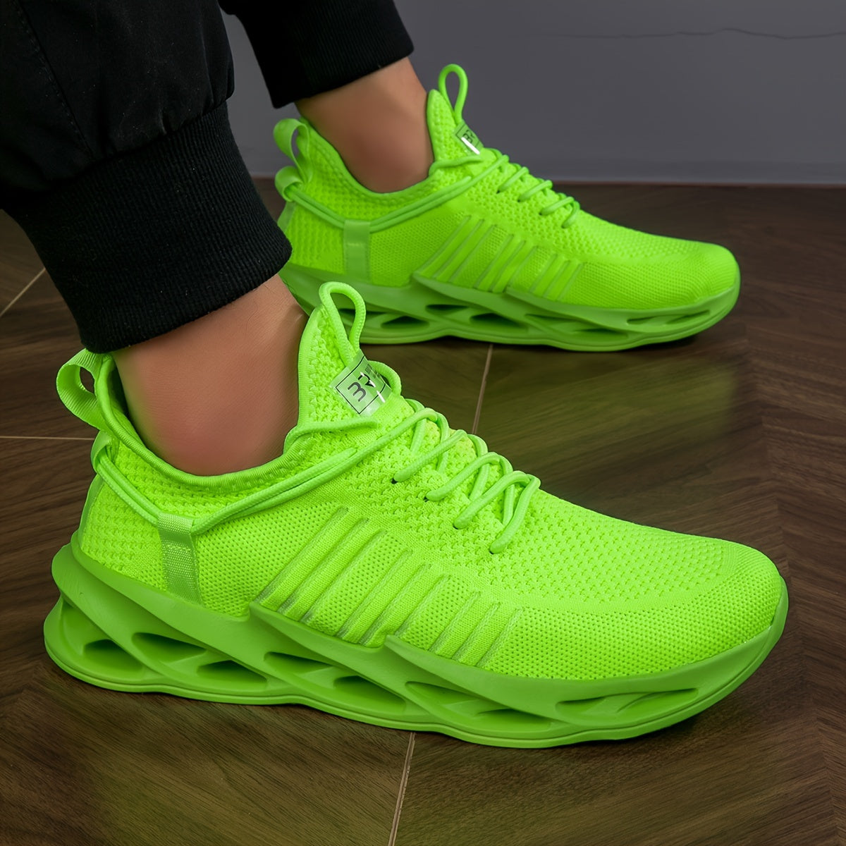 Breathable Slip-On Shock-Absorbing Running Shoes