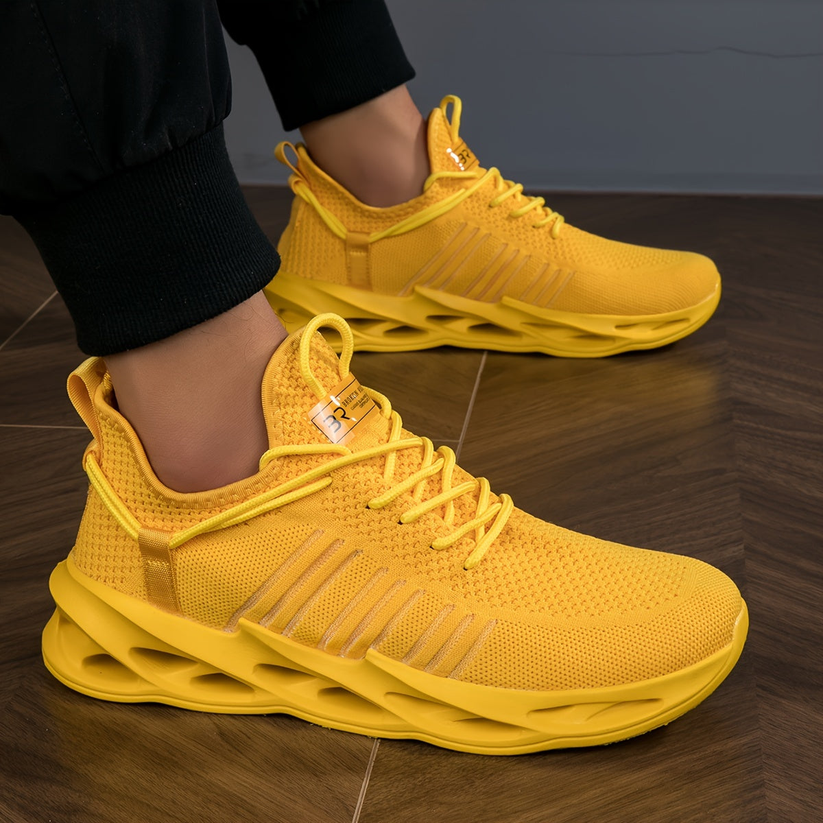 Breathable Slip-On Shock-Absorbing Running Shoes