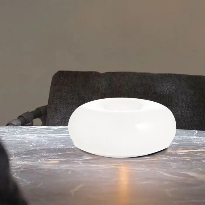 Donut Shaped LED Table Lamp with Dimmable Brightness