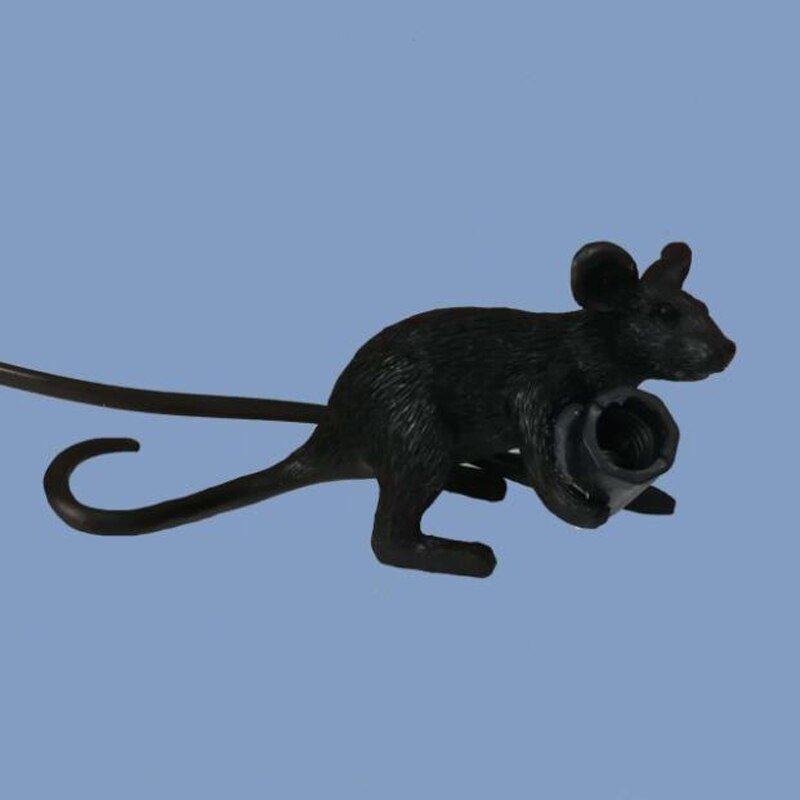 Vintage Mouse LED Desk Lamp with Unique Resin Design