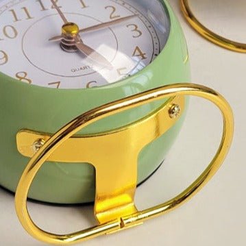 Vintage Round Analog Desk Clock