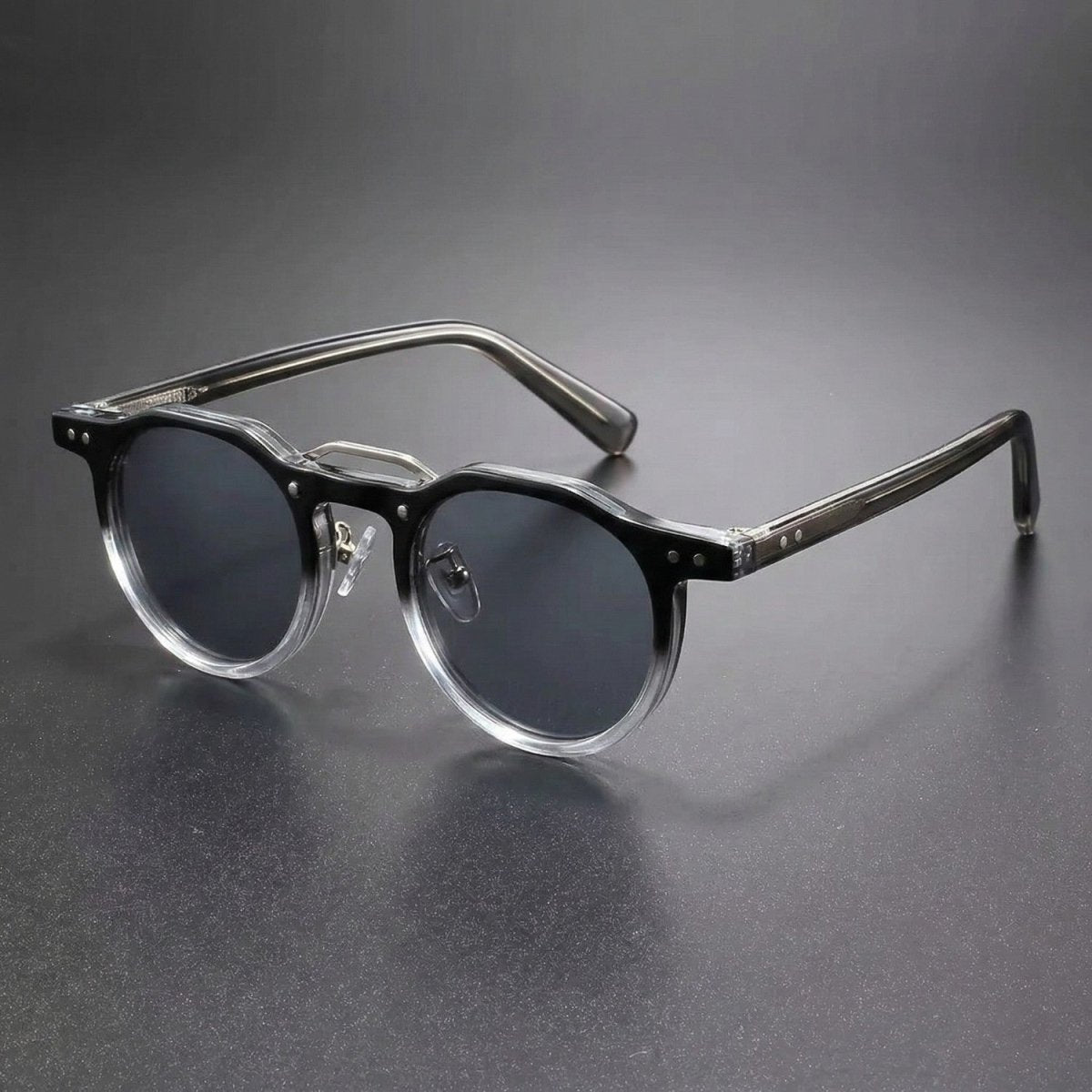 Vintage Round Frame Sunglasses with UV400 Protection
