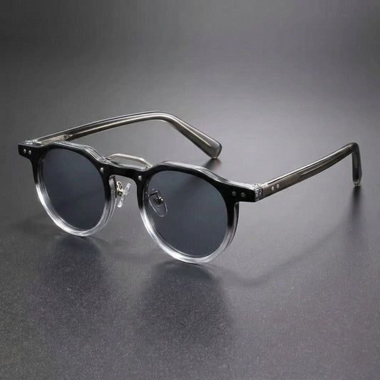 Vintage Round Frame Sunglasses with UV400 Protection