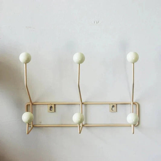 Vintage Metal Coat Hooks Set - Nostalgic Wall Hooks for Coats and Accessories
