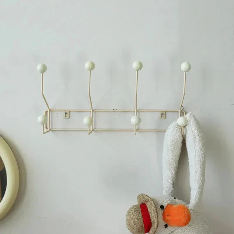 Vintage Metal Coat Hooks Set - Nostalgic Wall Hooks for Coats and Accessories