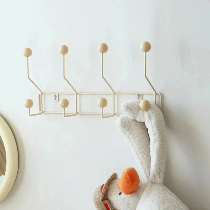 Vintage Metal Coat Hooks Set - Nostalgic Wall Hooks for Coats and Accessories