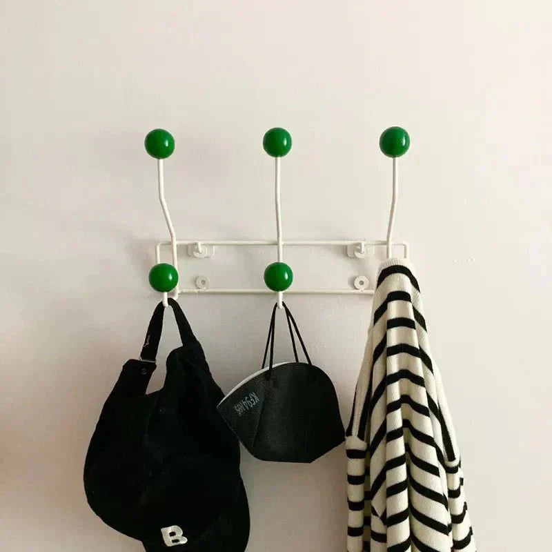 Vintage Metal Coat Hooks Set - Nostalgic Wall Hooks for Coats and Accessories