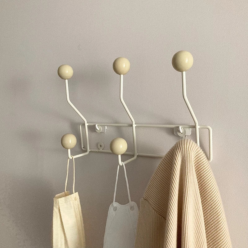 Vintage Metal Coat Hooks Set - Nostalgic Wall Hooks for Coats and Accessories