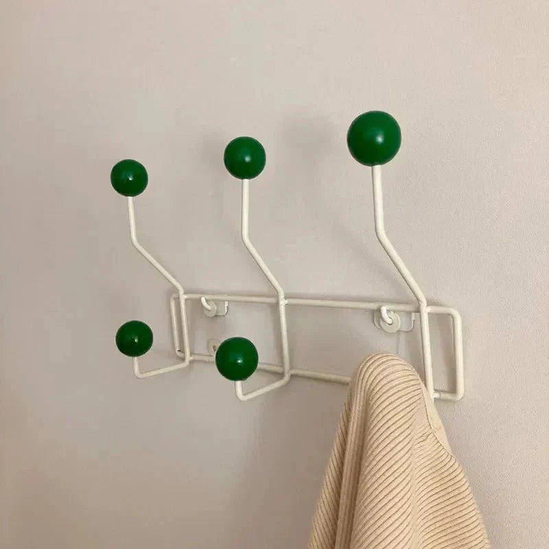 Vintage Metal Coat Hooks Set - Nostalgic Wall Hooks for Coats and Accessories