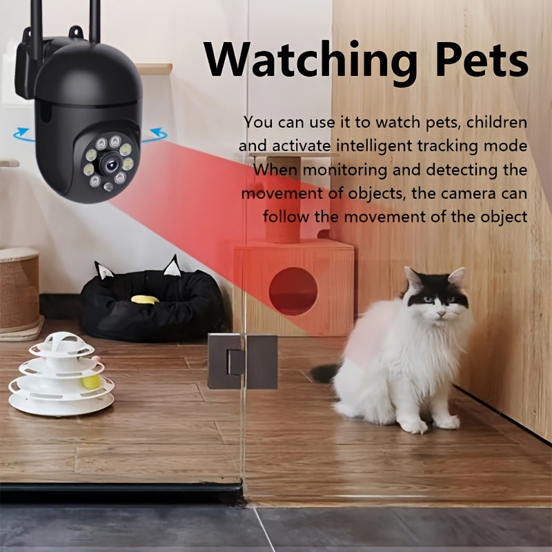 Wireless 1080p HD WiFi Security Camera with Sound Alarm