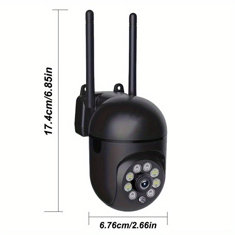 Wireless 1080p HD WiFi Security Camera with Sound Alarm