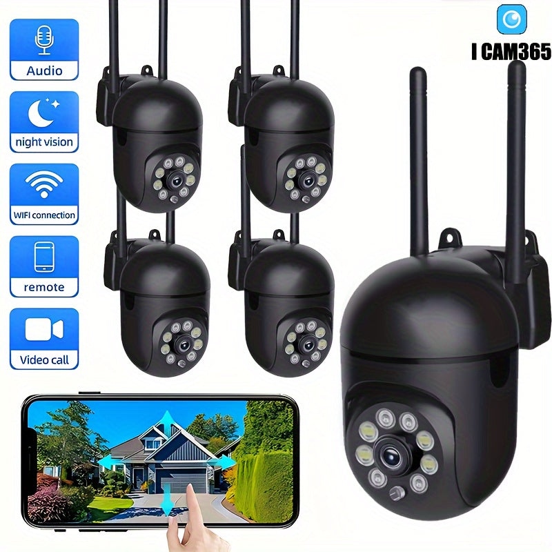 Wireless 1080p HD WiFi Security Camera with Sound Alarm