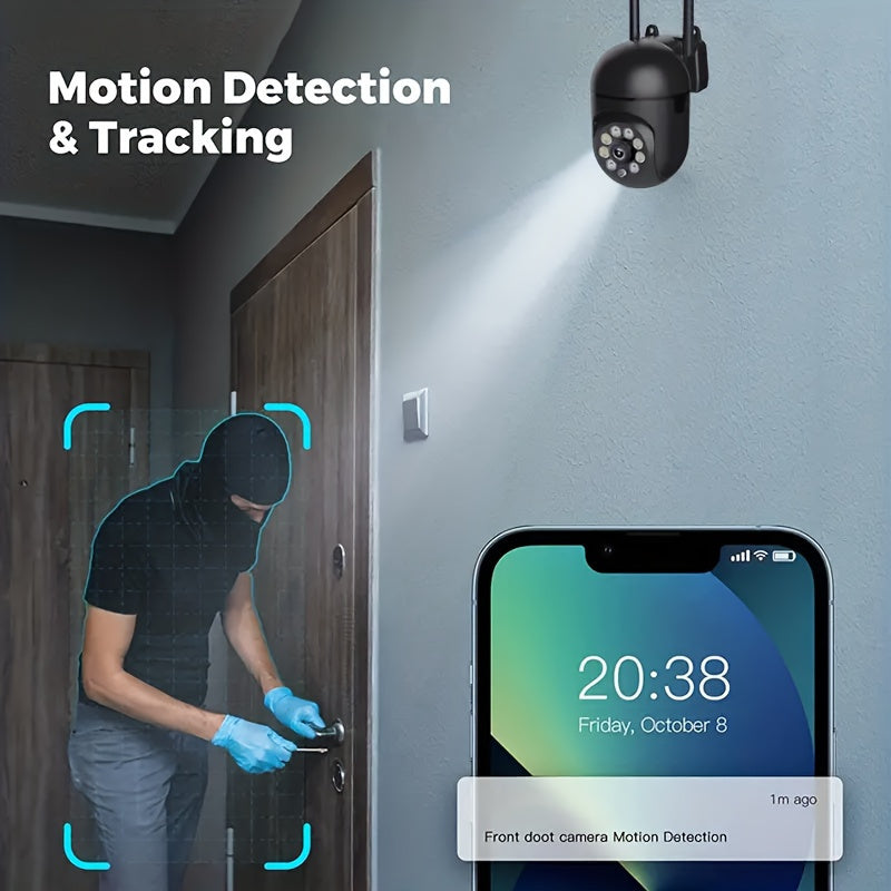 Wireless 1080p HD WiFi Security Camera with Sound Alarm