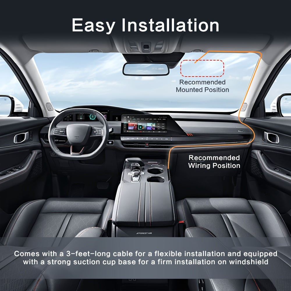 Wide Angle HDR Car Camera with Night Vision