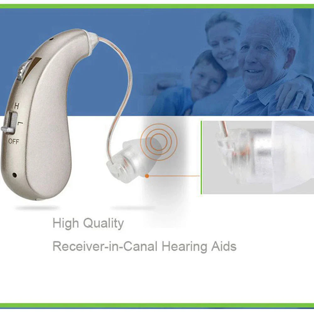Comfortable Digital Hearing Aid for Seniors with Noise Reduction