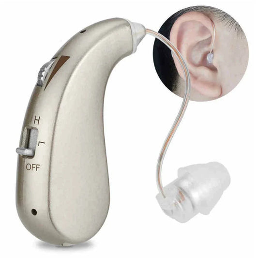 Comfortable Digital Hearing Aid for Seniors with Noise Reduction