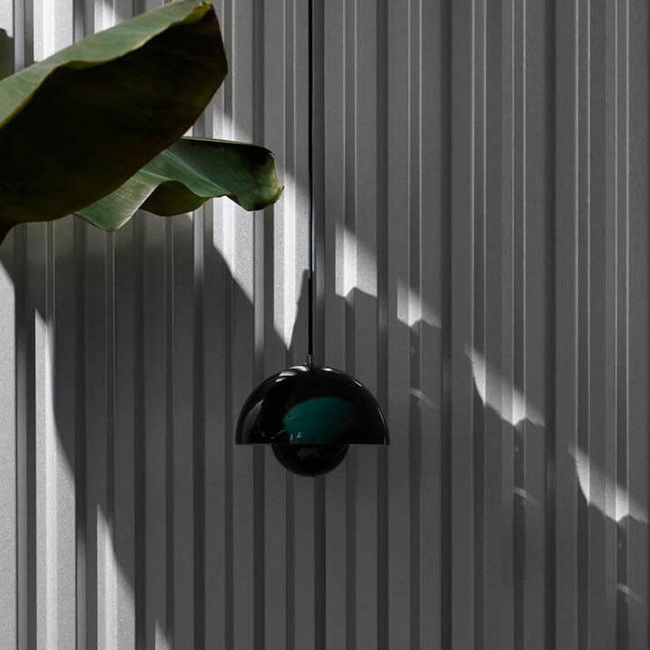 Warm Light Pendant Lamp with Elegant Hemispherical Design