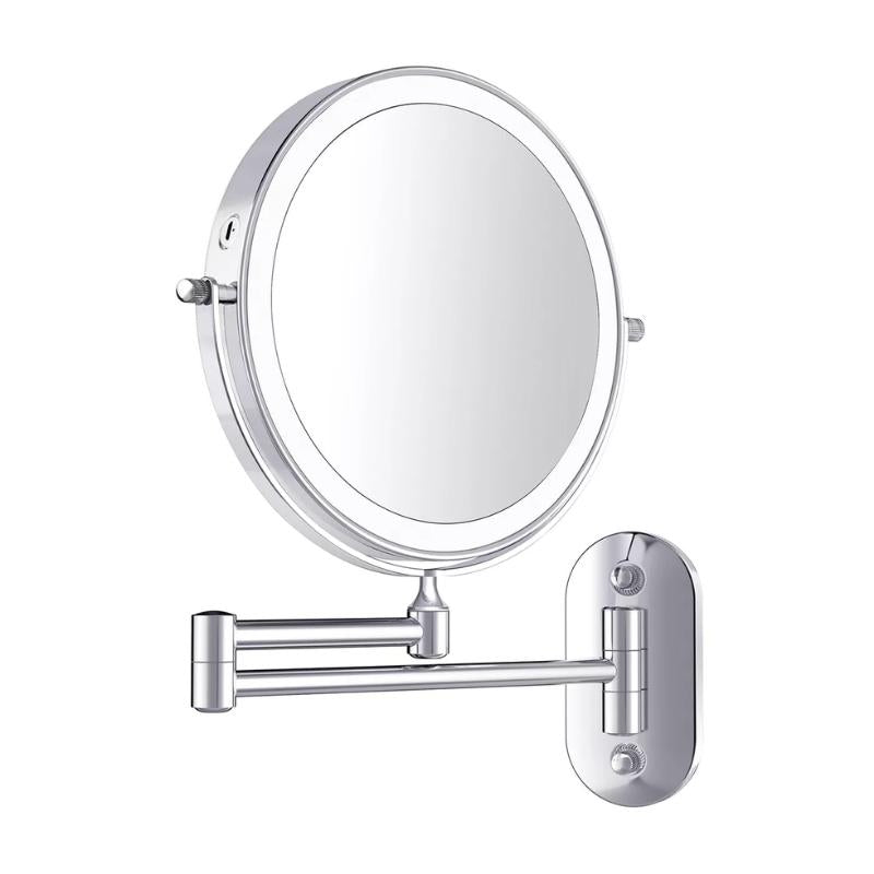 Rechargeable LED Makeup Mirror with 5X Magnification