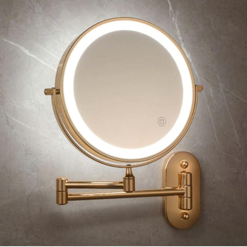 Rechargeable LED Makeup Mirror with 5X Magnification