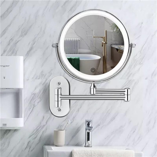 Rechargeable LED Makeup Mirror with 5X Magnification