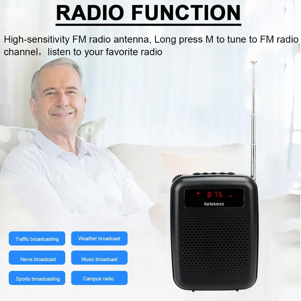 Portable Voice Amplifier with Music Playback and Recording for Teaching and Meetings