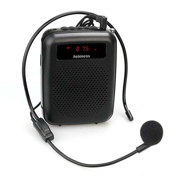 Portable Voice Amplifier with Music Playback and Recording for Teaching and Meetings
