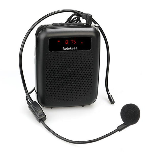 Portable Voice Amplifier with Music Playback and Recording for Teaching and Meetings