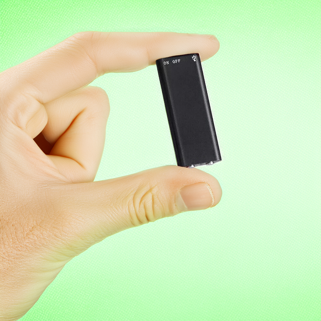 Voice-Activated Mini Dictaphone with 96-Hour Battery