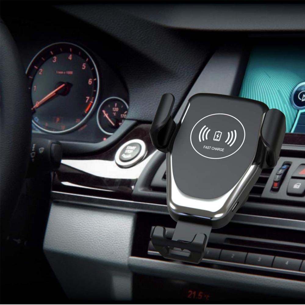 Wireless Car Charger with Fast Charging and Adjustable Mounting