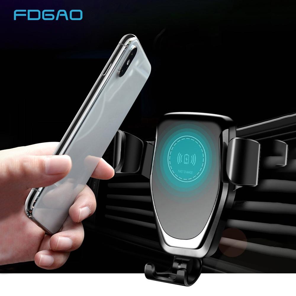 Wireless Car Charger with Fast Charging and Adjustable Mounting
